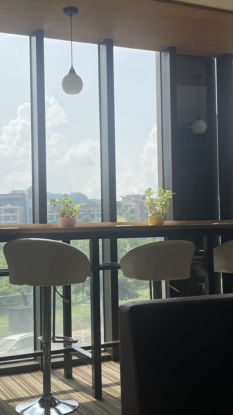 圖書館的學習角落